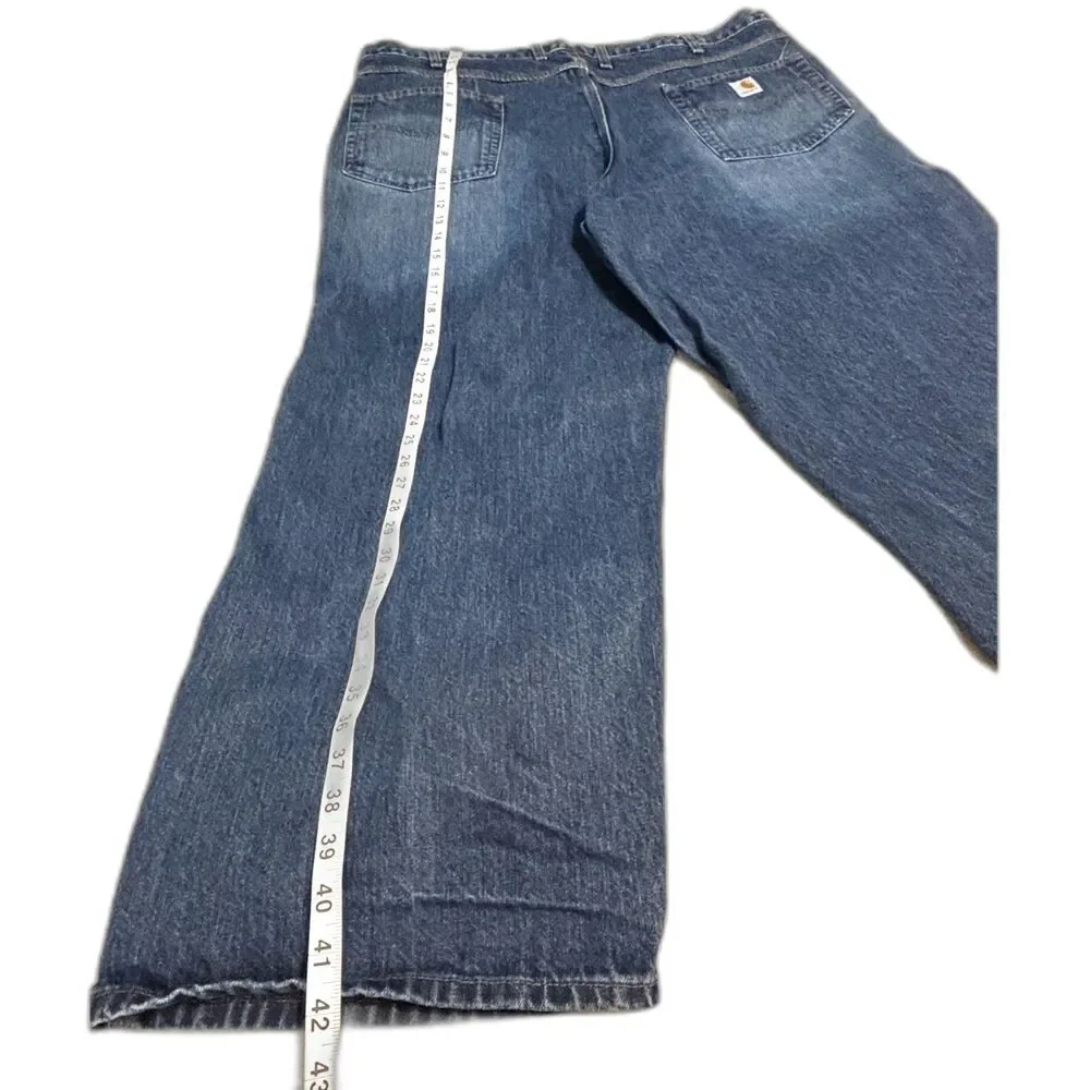 Vintage Carhartt B189 DKV 44x30 Loose Fit Jeans Y2K Workwear Grunge Skater